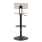 Stołek barowy LIGHT Biały 41x47,5x85-106,5 cm (siedzenie 61-83 cm)
 Zestaw 2 szt